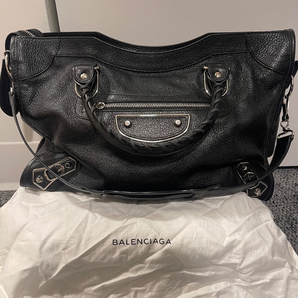 Balenciaga Black City Bag